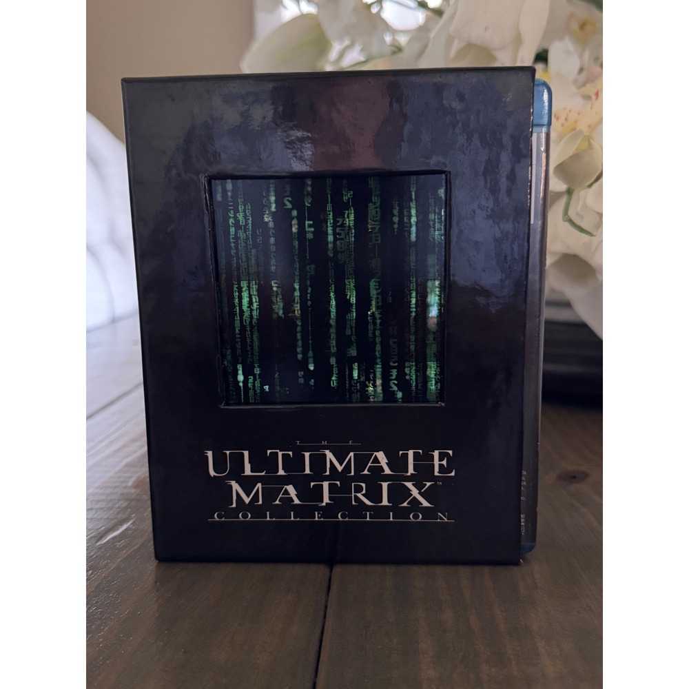 Warner Bros The Ultimate Matrix Collection Blu-ray Set OS Black Cyberpunk Sci-Fi